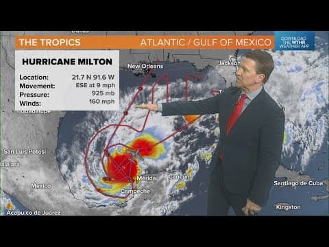 Hurricane Milton is now a Category 5 hurricane | Latest timeline, projections