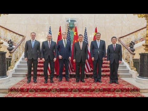 President Trump says a trade deal with China has been reached