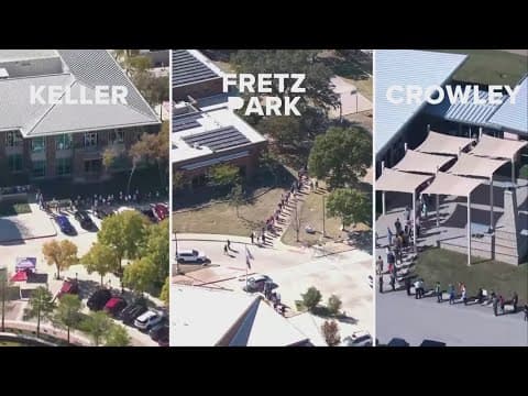 Long lines for early voting in North Texas