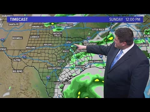 DFW Weather: Slight chances for rain over the weekend