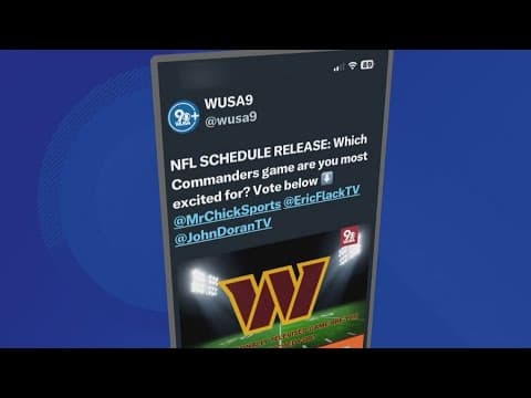 Which Commanders game are you most excited for? VOTE NOW