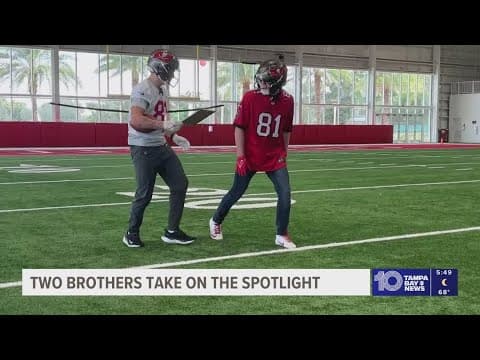 Tampa Bay area brothers talk about their different passions: Football and theater