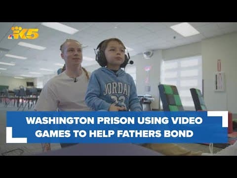 Washington state prison using video games to help incarcerated fathers bond with their kids