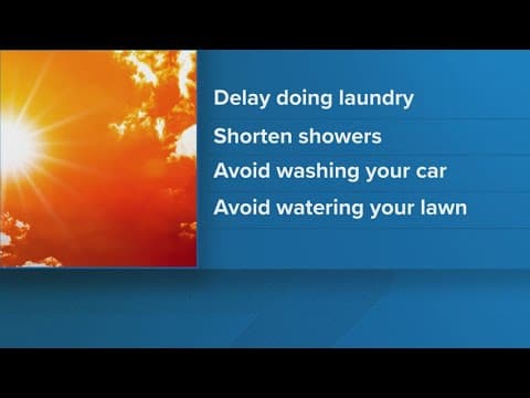 Marion residents urged to reduce water usage due to limited rainfall, dry conditions