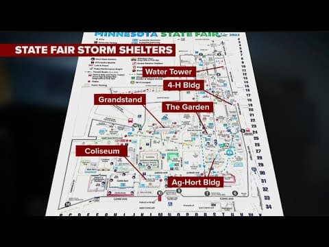 Severe weekend weather sending fairgoers scurrying for cover