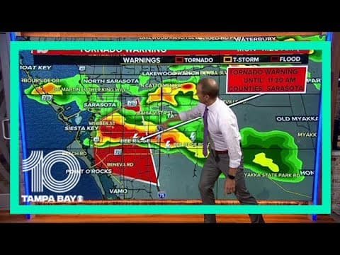 Tornado warning issued in Sarasota, Manatee counties expire