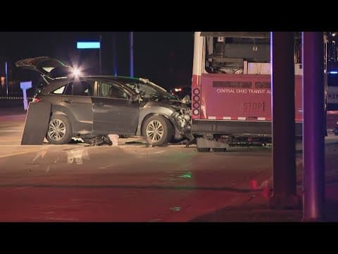 1 dead after head-on crash with COTA bus in Hilliard