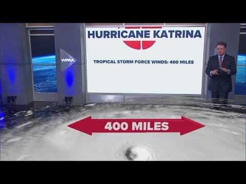 WFAA Meteorologist Pete Delkus looks back at Hurricane Katrina's massive impact