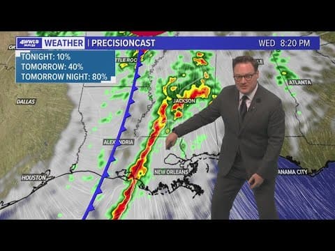 Weather: Storms move in Wednesday night