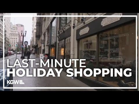 Small businesses bring holiday magic to downtown Portland