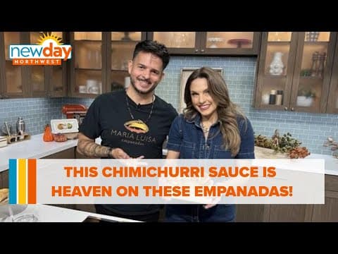 This Chimichurri sauce is heaven on these empanadas! - New Day NW