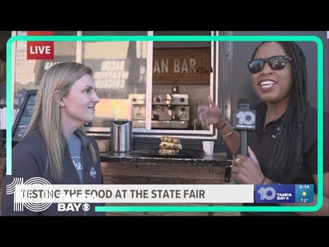 Testing new food at the Florida State Fair 2024