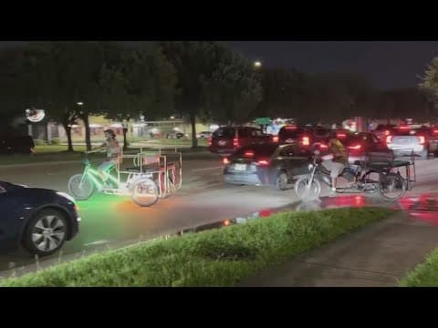 KHOU 11 Investigates | Pedicabs running red lights, breaking other traffic laws, raise safety concer