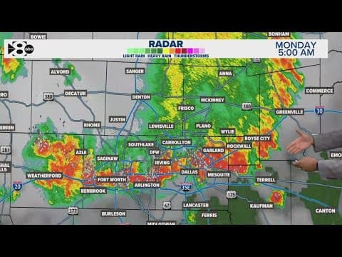 DFW Weather: Strong storms move through North Texas