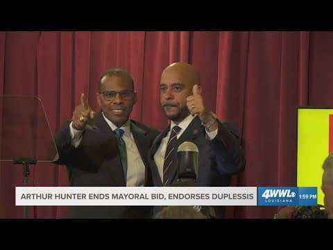 Arthur Hunter Drops Out, Endorses Royce Duplessis for New Orleans Mayor