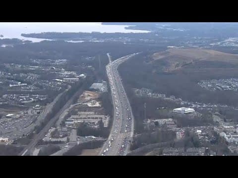 Watch Live: Traffic backed up on I-95 after crash