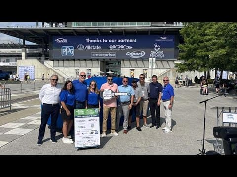 'Is this real?' | Indy veteran gifted new car before Brickyard 400