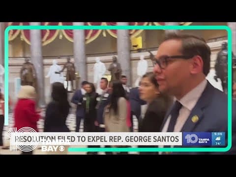 Resolution filed to expel Rep. George Santos