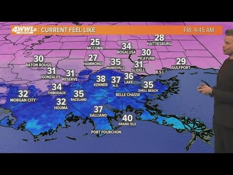New Orleans Weather: Winter chill to start the weekend