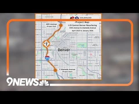Nearly 5-mile stretch of I-25 to get major upgrade