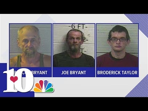 Kentucky police arrest three people on murder charges after finding human remains on forest road