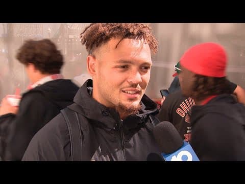 Brandon Inniss postgame interview | Ohio State vs. Texas