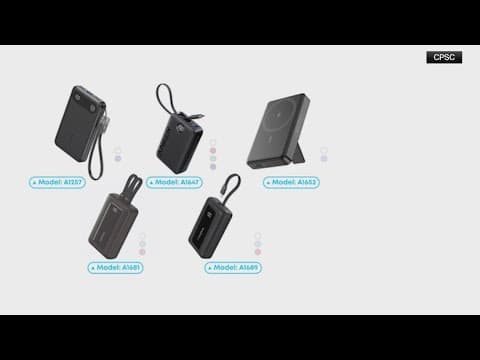 Popular portable chargers included in recall