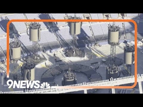 Metallica sets up for Denver stadium concerts