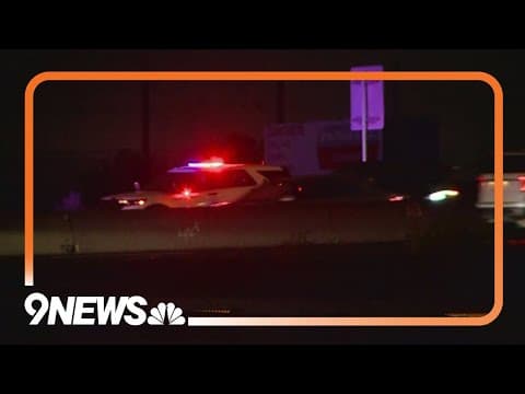 Interstate 25 off ramp closed for rollover crash, oil spill