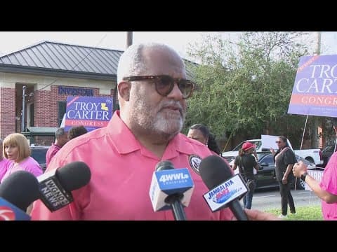 Incumbent Troy Carter hosts 2nd Congressional District watch party