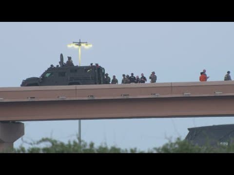 I-35W opens after Fort Worth chase and standoff