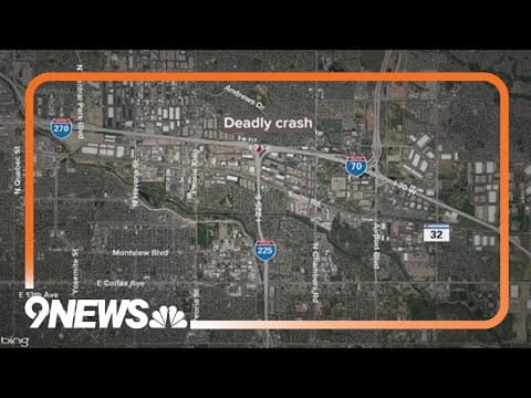 Southbound I-225 reopens at I-70 in Aurora after deadly crash