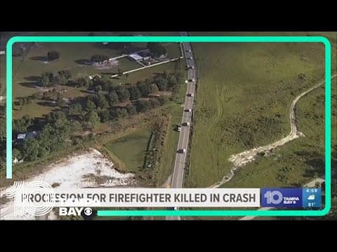 Honoring Polk County firefighter killed in crash