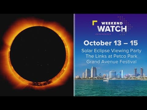 Weekend Watch October 13 - 15 | Things to do in San Diego