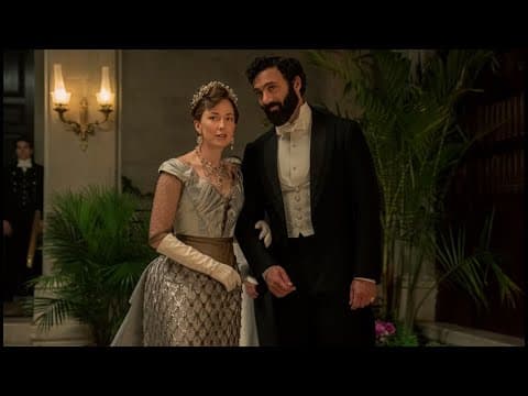 'The Gilded Age' power couple discusses on-screen chemistry, working with Broadway legends