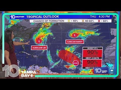 Tracking the Tropics: Hurricane Lee still Category 1 storm, continues moving north