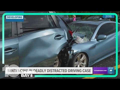 Florida man guilty in distracted driving case to be sentenced