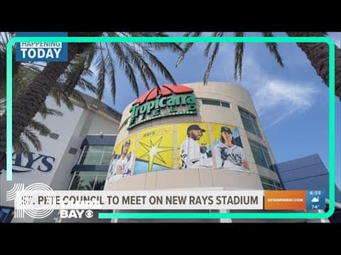 Happening Today: St. Pete Council discusses Rays stadium