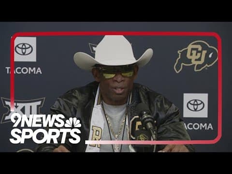 Deion Sanders: Colorado spring football news conference