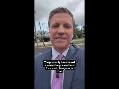 Explaining what a cool change is, the meteorological tie in to the song 'Cool Change'