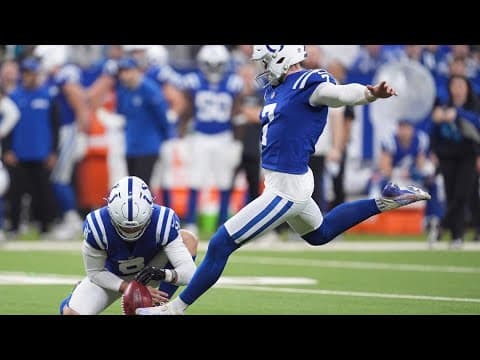 Indianapolis Colts release kicker Matt Gay