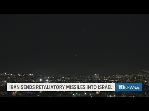 Iran fires retaliatory missiles into Israel