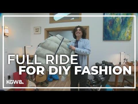 Grant High School basketball player earns fashion scholarship with hand-made jacket