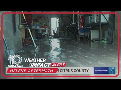 Citrus County families dealing with massive cleanup after Hurricane Helene