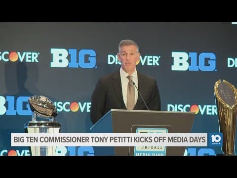 Big Ten Commissioner Tony Petitti kicks off Big Ten Football Media Days