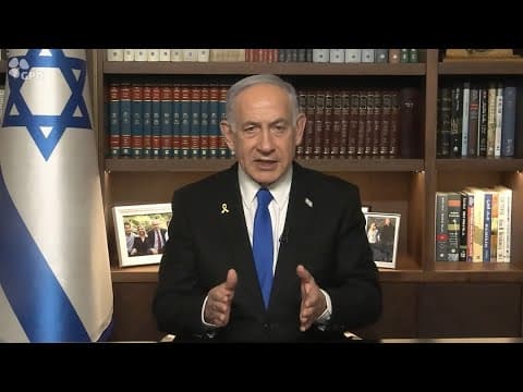 Benjamin Netanyahu addresses murder of Israeli embassy staffers in Washington DC