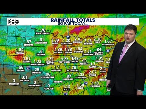 DFW weather: Tracking potential storms on Memorial Day