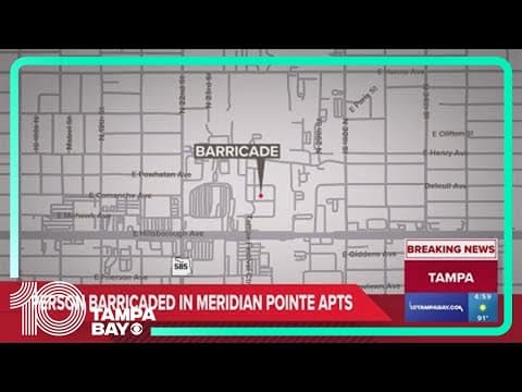 Person barricades self inside Tampa apartment building