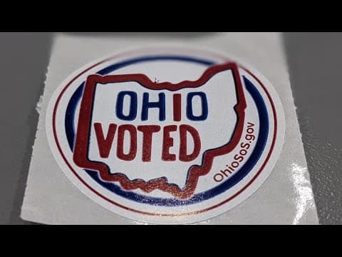 Voting underway in Ohio's 2021 general election