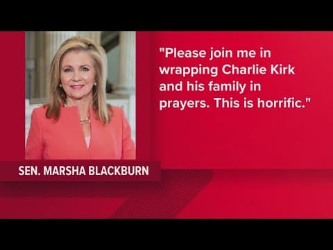 Tennessee leaders react after right-wing activist Charlie Kirk shot at Utah Valley University